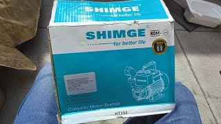 Bomba de succión Autocebante || SHIMGE cuanto cuesta Si sube agua