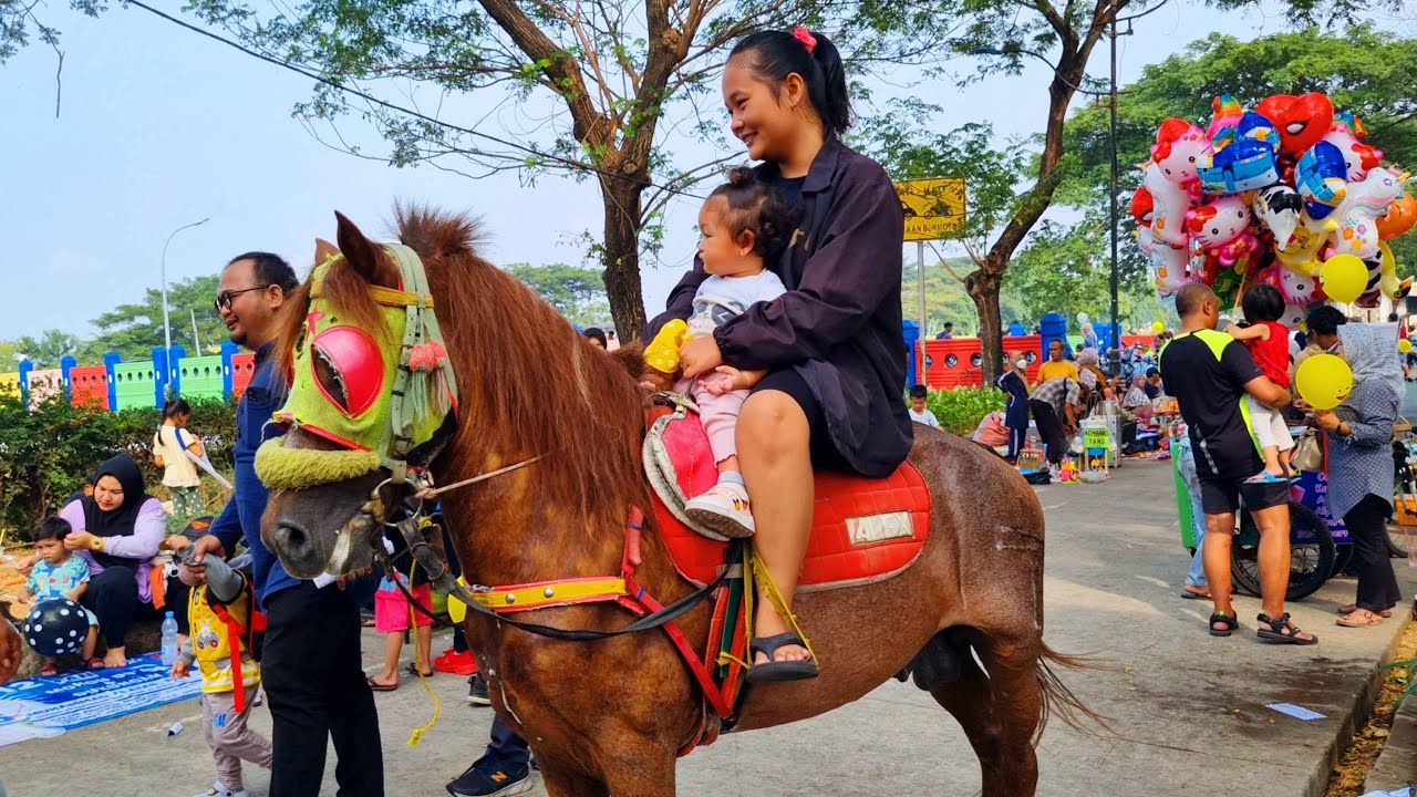 NAIK KUDA ~ KUDA DELMAN ~ NAIK DELMAN ISTIMEWA ~ LAGU DUA MATA SAYA ~ AKU SAYANG IBU SAYANG SEMUANYA