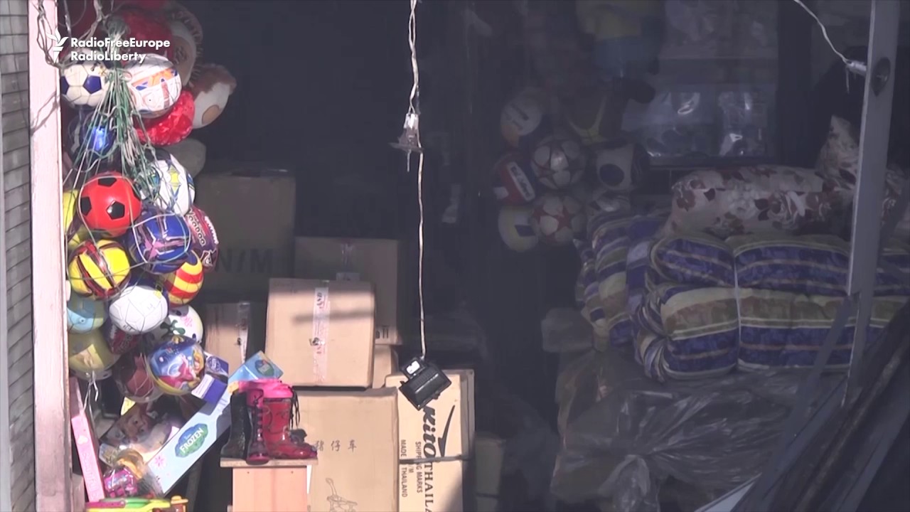 Fire Guts Shopping Center In Tbilisi