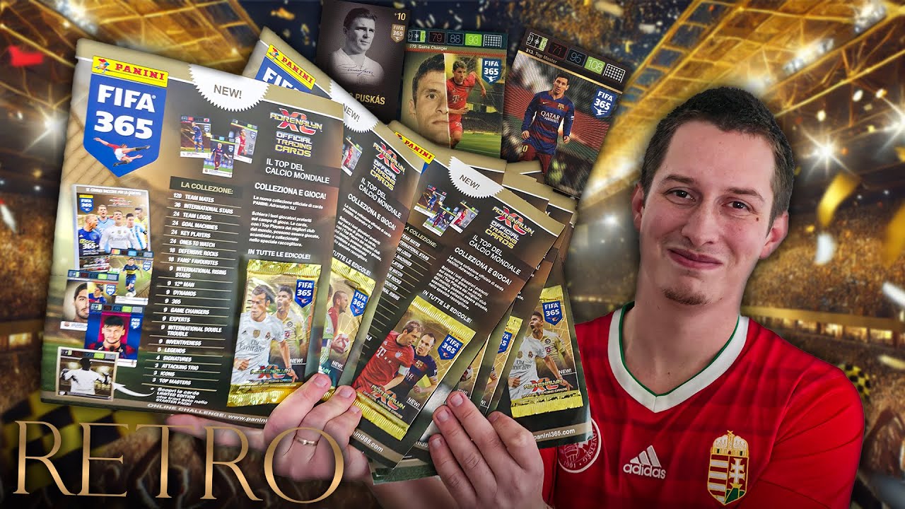 Panini Adrenalyn XL FIFA 365 2016 | 15x Retro Pack Bontás!