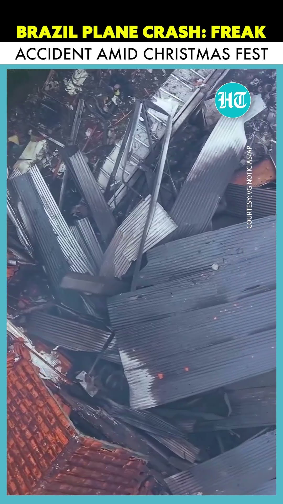 Brazil Plane Crash: Aircraft Flown By Business Crashes In Tourist Town; 10 Dead, Many Hurt