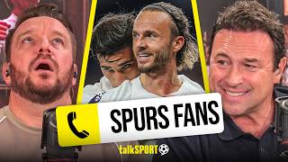 "SHUT UP!" Jamie O'Hara & Spurs fan CLASH after beating Coventry for FIRST WIN of season