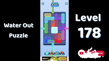Water Out Puzzle Level 178 Walkthrough 💧 | Step-by-Step Solution | SolutionGuruji