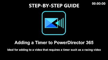 PowerDirector 365 Time Stamp Tutorial