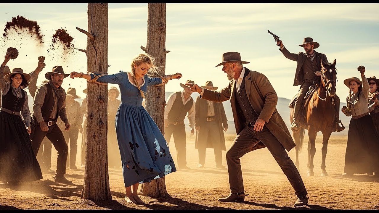 „Sie hing zwischen zwei Bäumen – bis der Cowboy kam: ‚Berührt sie noch einmal und ihr sterbt.‘“