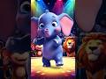 Dancing Zoo Party! 🐘🦁🦜 | Funny Animal Dance for Kids 🤖🎉 #Shorts"