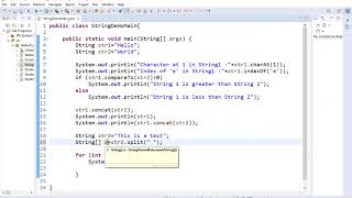 CORE JAVA - P7 CSE61 String Class Methods (CSE Department)