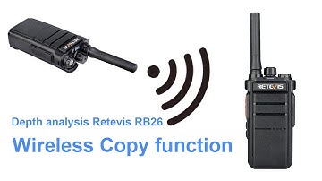Retevis RB26 Mini GMRS radio wireless copy funtion