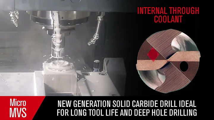 DIAEDGE Micro-MVS Solid Carbide Drills for Deep Hole Drilling and Long Tool Life