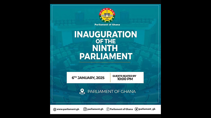 LIVE: INAUGURATION OF PRESIDENT-ELECT JOHN DRAMANI MAHAMA