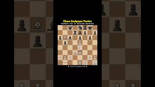 Chess Endgame Tactics #35 Mikhail Tal Vs William Hartston #catur #chess #endgame #shorts #short
