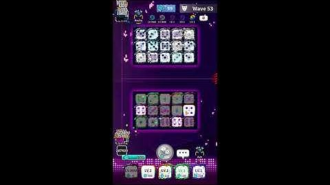 Random Dice - Combo PVE Wave 60+ Gameplay