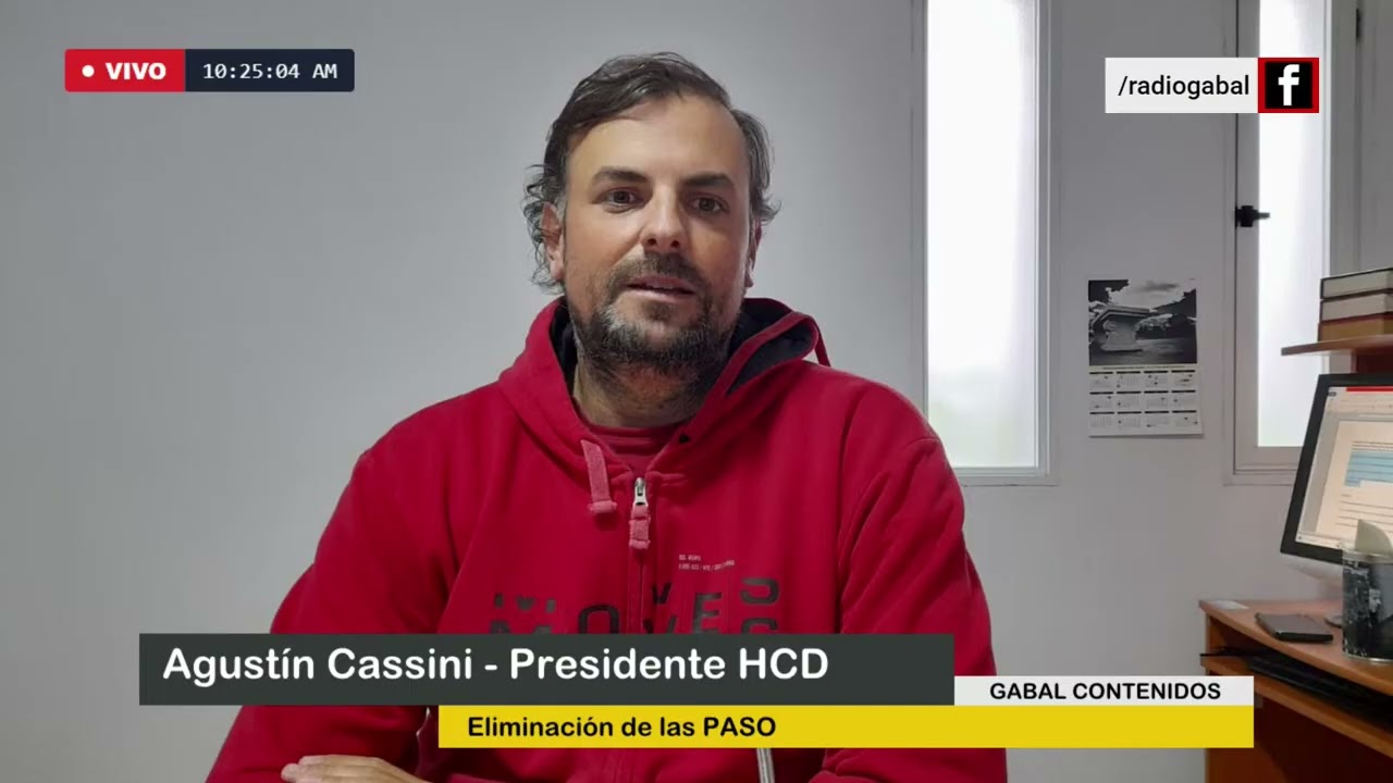 Entrevista: Agustín Cassini - Presidente HCD. Eliminación de las PASO