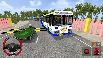 APSRTC EXPRESS BUS - Speed Breaker Map Mod in Bus Simulator Indonesia Gameplay 😲🎧