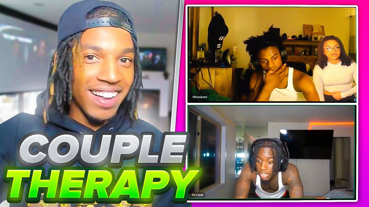 BLOU REACTS TO ISHOWSPEED & DREAMS COUPLE COUNSELING WITH KAI CENAT