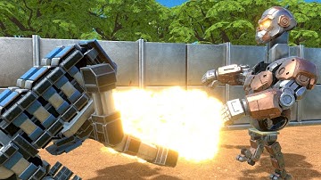 AI Goro The Giant vs ALL UNITS AOW Age Of Warbots