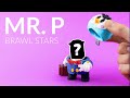 MR. P – Secret Identity REVEALED! (Brawl Stars with Polymer Clay)