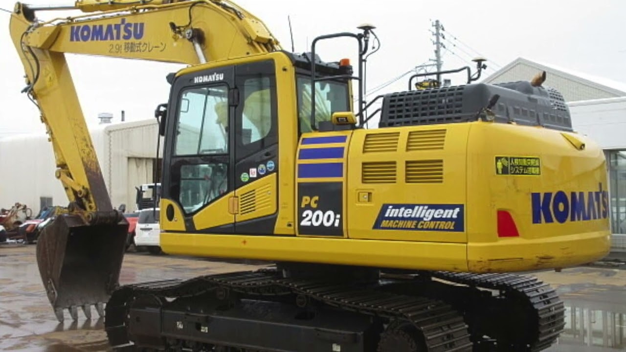 Komatsu Excavator, PC200i-11 (2022) For Sale - YouTube