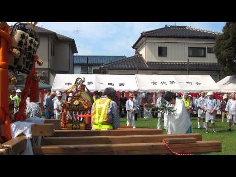 2013/07/28　新道宮代中央笠原睦会夏祭り-2（神輿お祓い）