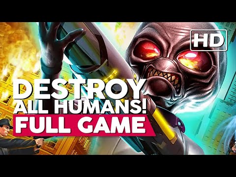 Destroy All Humans | Full Gameplay/Playthrough | No Commentary (PS2/PS4)