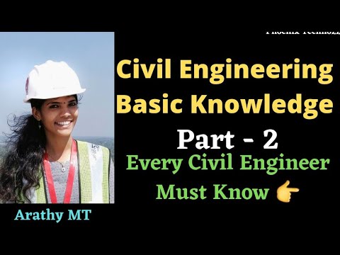 Civil Engineering Basic Knowledge||Every Civil Engineer Must Know||Part ...