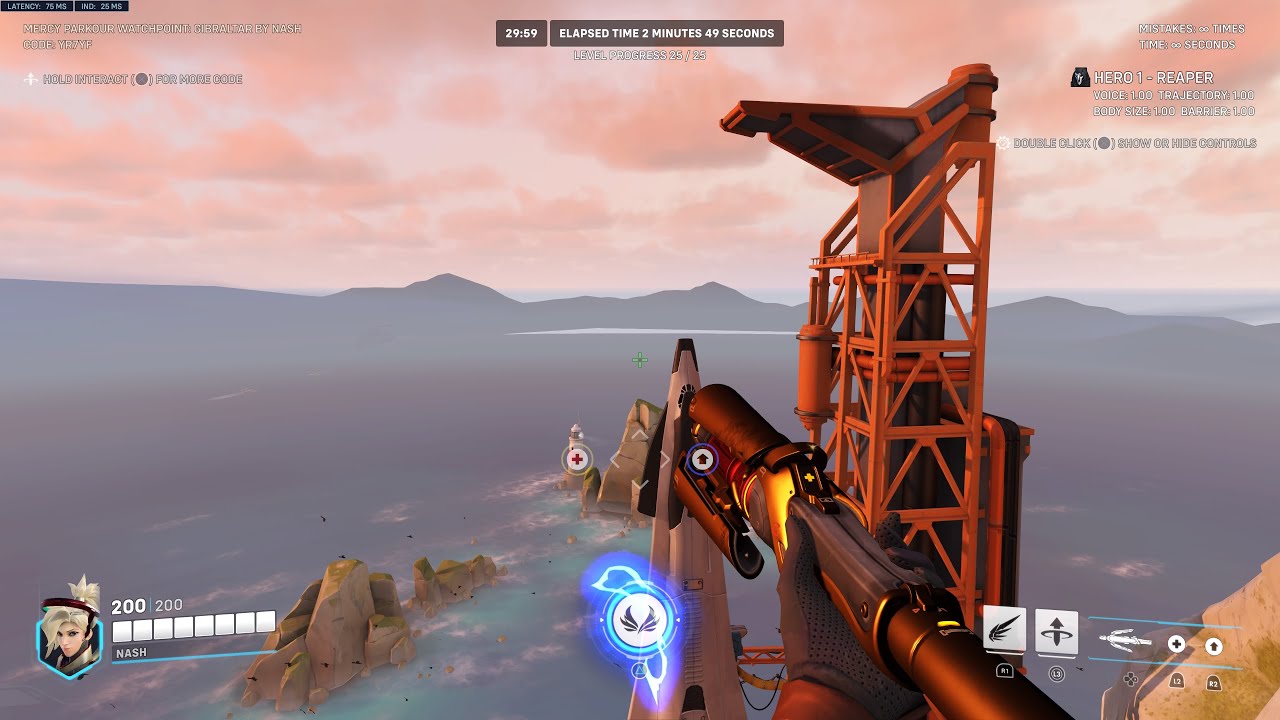 mercy parkour watchpoint gibraltar by nash [YR7YF] - YouTube