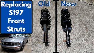 How to replace front struts on a Ford Mustang (2005-2014) S197