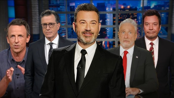 Jimmy Kimmel Live!' Suspended: Late-Night Hosts REACT On Air - YouTube