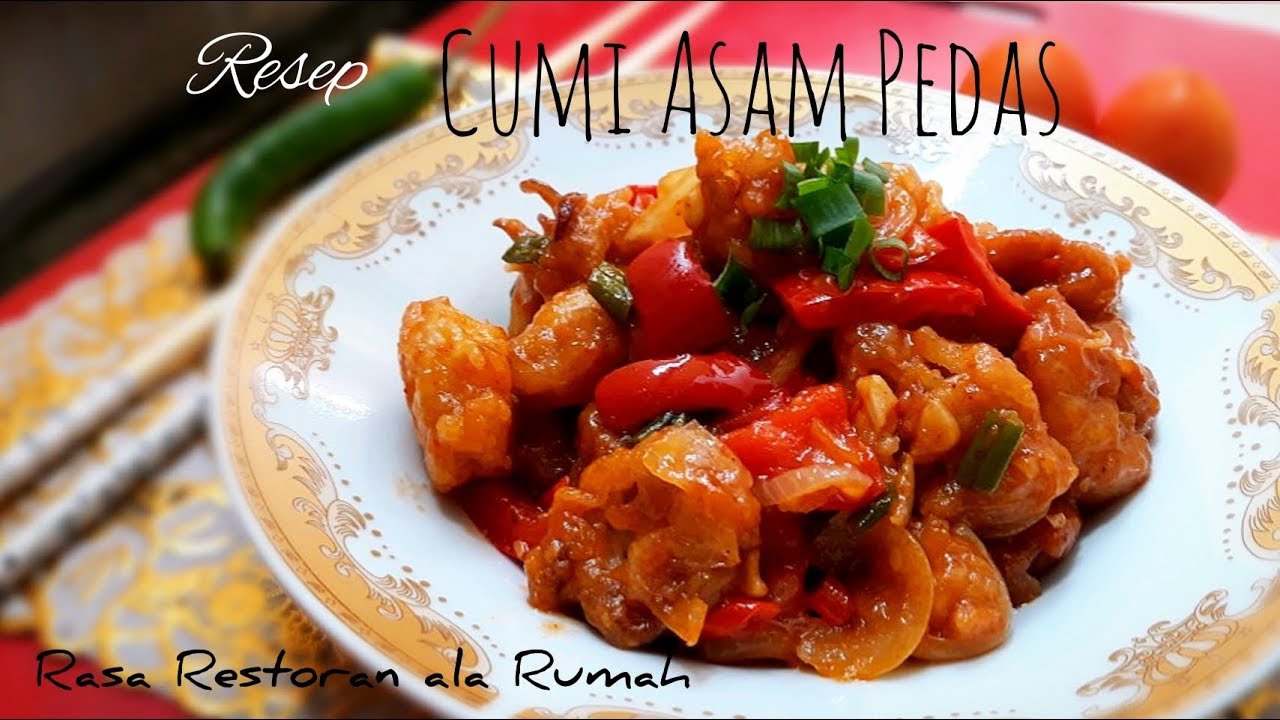 Resep Cumi Goreng Tepung Saus Asam Pedas Menu Sahur Dan Buka Puasa Youtube