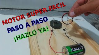 Como hacer un motor eléctrico casero paso a paso