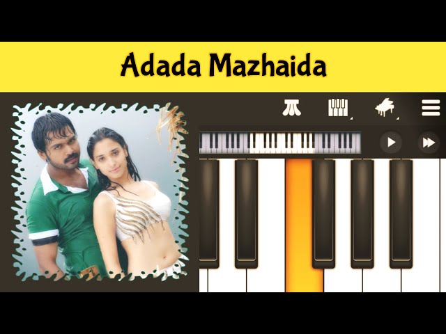 Adada Mazhaida | Paiyaa | Yuvan | Piano Tutorial