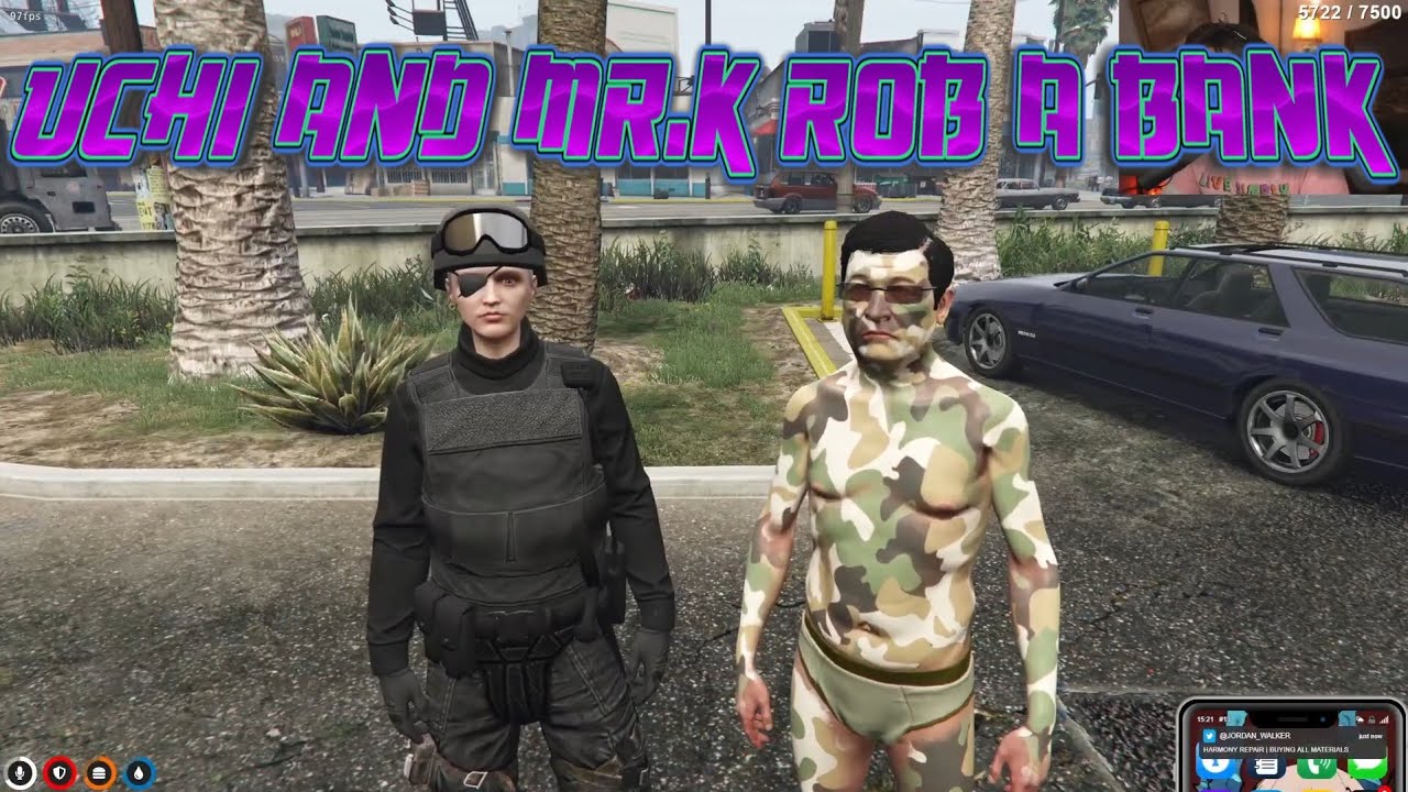 Uchiha Jones robs a bank with Chang Gang and Tay | GTA NoPixel 3.0 | Cyr VOD (03/03/2021 Part 3)