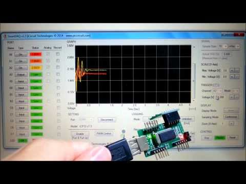 SmartDAQ with iCP12 usbStick & iCM32 XYZ Axis Accelerometer