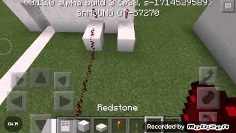 MCPE 0.13 | How to make Passcode Door