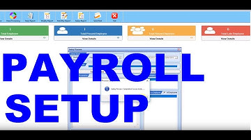 Payroll Configuration in 10.7/10.8/10.9  Realtime Software