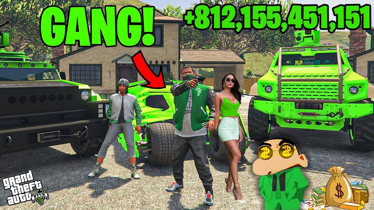 SHINCHAN Become THE Biggest Gang Leader In Gta 5! ll SHINCHAN and CHOP