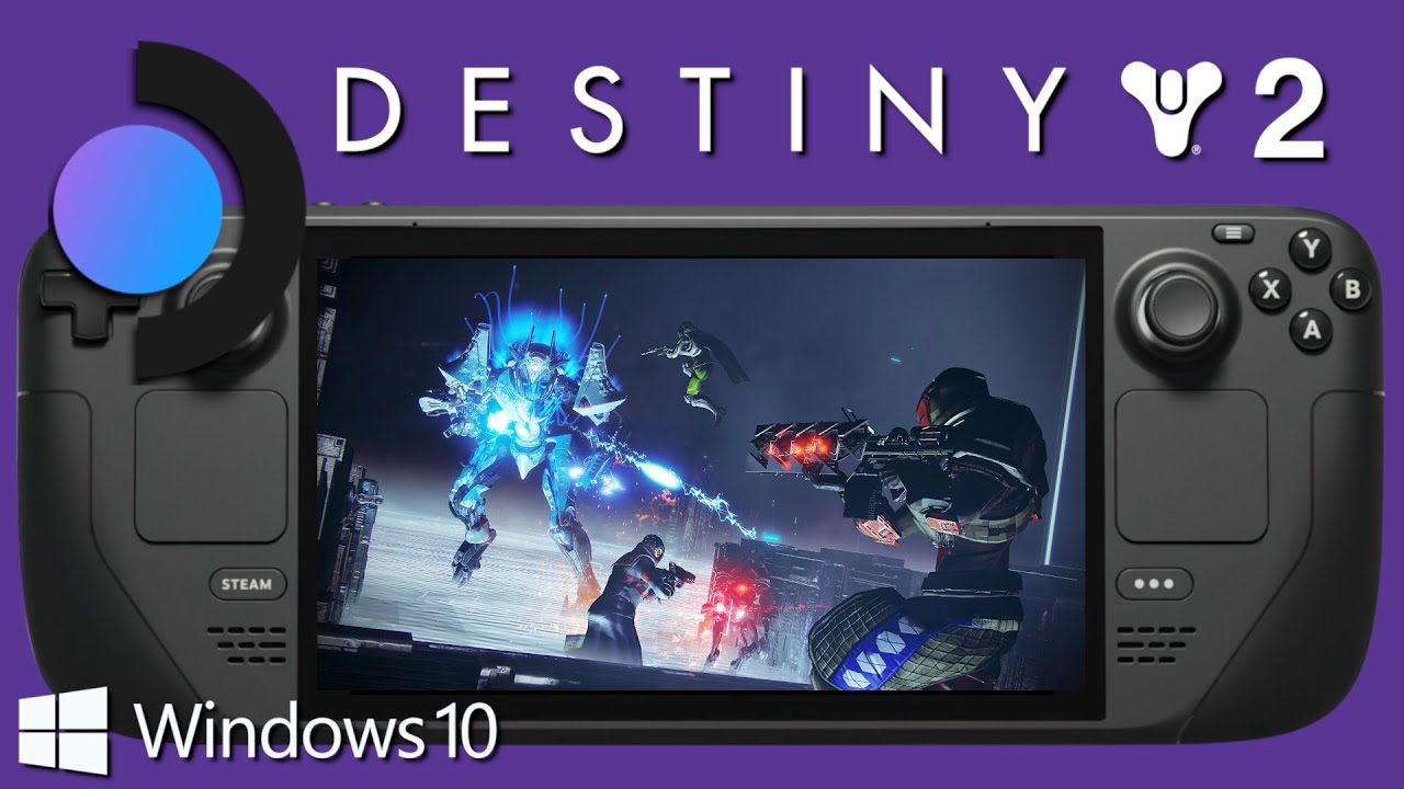 Steam Deck Gameplay Destiny 2 Windows 10 JSAUX Dock YouTube
