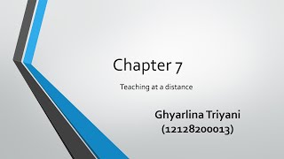 Instructional Technology and Media for Learning 12th Edition chapter 7