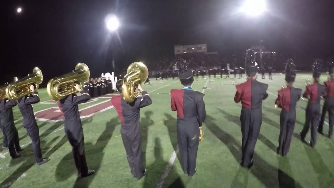 Valley HS Band GoPro View 10/14/2016 Halftime vs. Strath