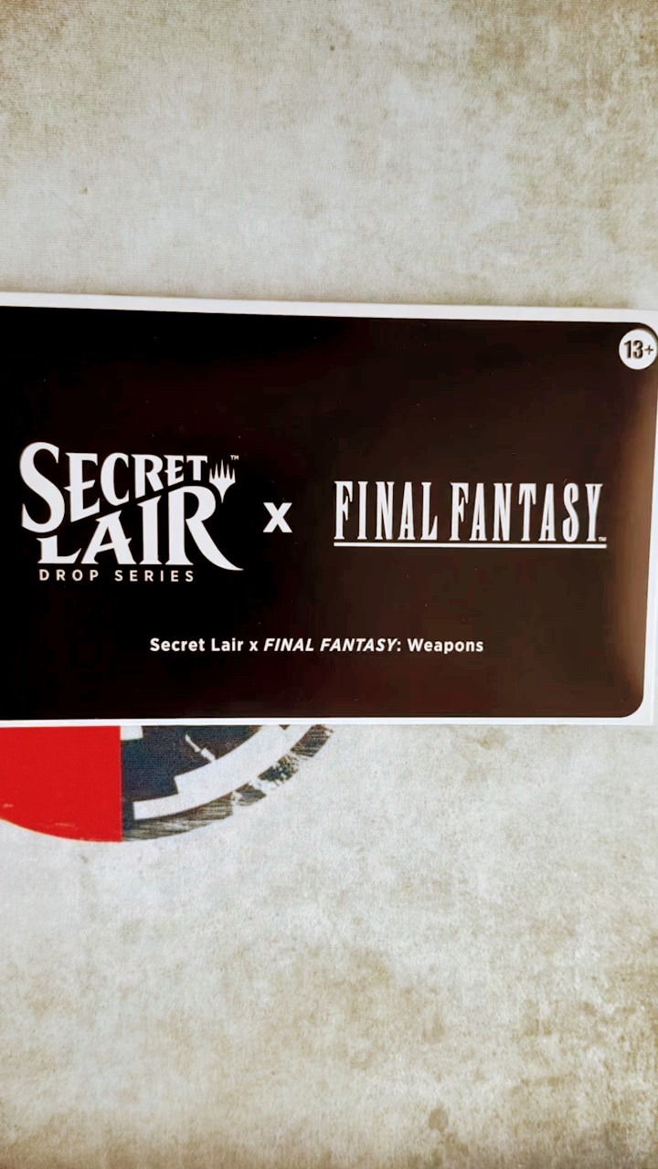 Final Fantasy SECRET LAIR - Weapons Opening! #finalfantasy