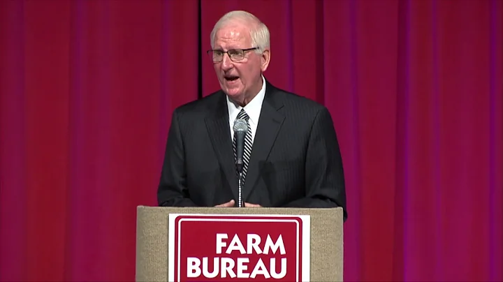 Farm Bureau President Larry Wooten at the NCFB Ann...