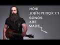 How does JOHN PETRUCCI write a song?