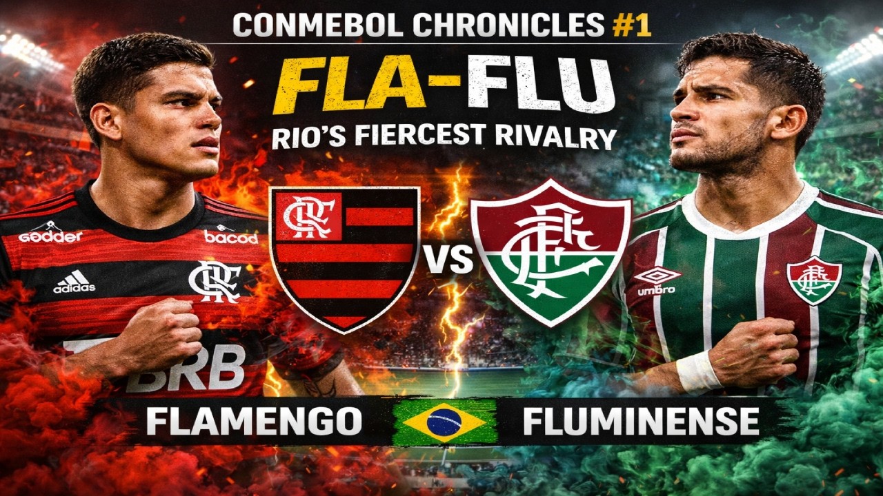 FLA-FLU DERBY 🔥 | Flamengo vs Fluminense | Conmebol Chronicles #1 | PES 2021