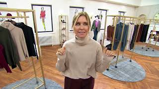 Peace Love World Black Label Satin Skirt on QVC screenshot 1