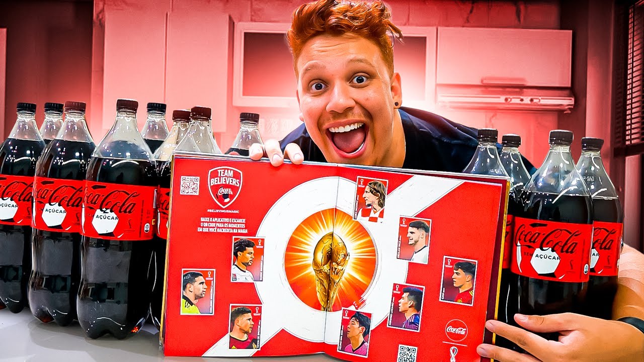 FINALMENTE ACHEI AS FIGURINHAS MAIS RARAS DO ÁLBUM DA COPA! (FIGURINHAS ÉPICAS DA COCA-COLA)