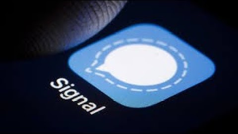 Signal Encrypted Messaging - End to End Encryption