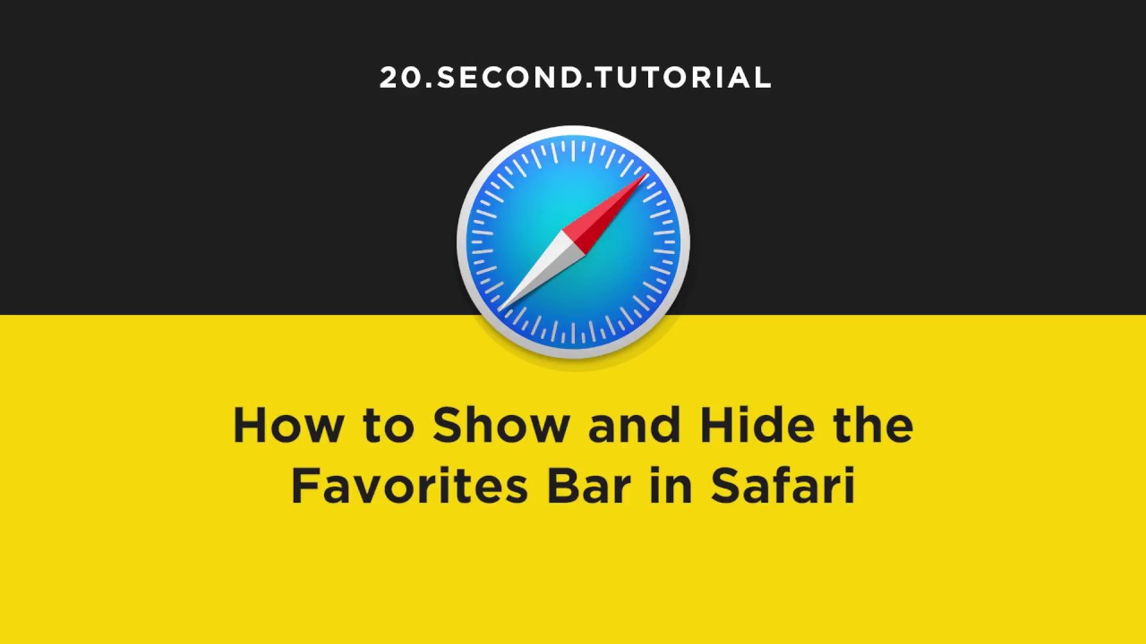 safari show bookmarks bar