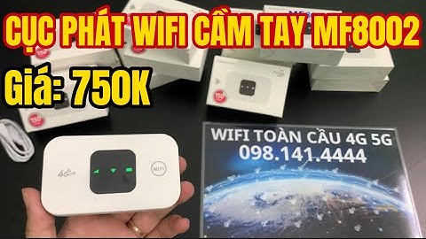 Cục Phát WiFi Cầm Tay MF8002 Giá 750K Tốc Độ 150Mbps Kết Nối Tối Đa 15 Thiết Bị Cùng Lúc
