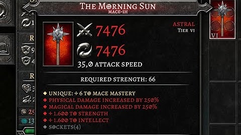 Anima ARPG - Item review "The Morning Sun" V3.1.0