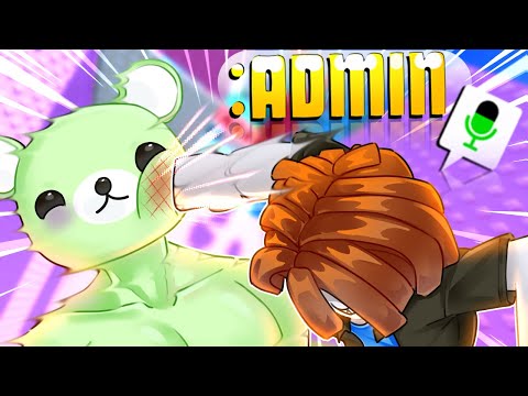 Slapping EVERYONE with ADMIN COMMANDS in ASMR Towers... (Roblox)